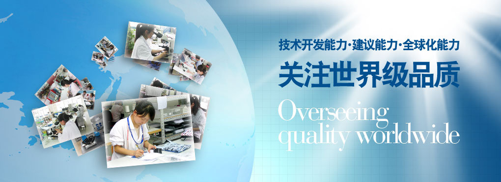 技術開發能力?建議能力?全球化能力 關注世界級品質 Overseeing quality worldwide