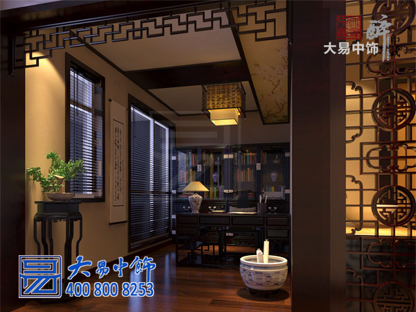 西安550平米別墅中式裝修 開啟復(fù)古典雅精致生活