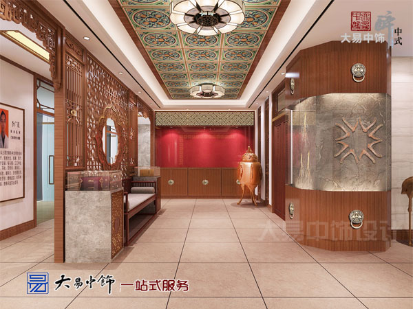 國醫(yī)館知藥堂裝修設(shè)計 渲染的傳統(tǒng)中醫(yī)文化